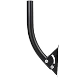 最新バージョン 調節可能 屋外/屋根裏テレビアンテナマウントポール ステンレスペインティング アーム長さ13フィート リバーシブル 軽量 防水 取り付け簡単