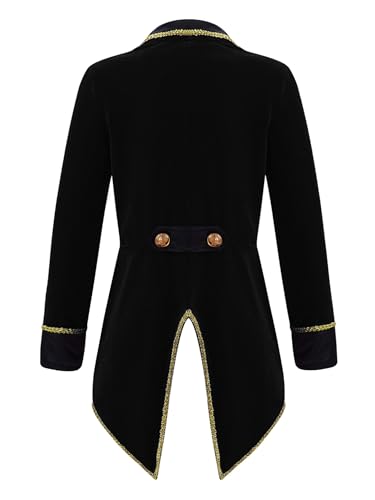 Disfraz completo príncipe medieval niño talla 6 negro miniatura 4