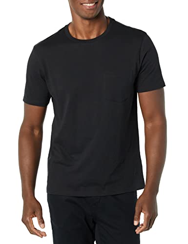 Image of Amazon Essentials Men's Short-Sleeve Crewneck Pocket T-Shirts, Pack of 2
