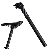 Attacco Reggisella Ammortizzato: Reggisella per Bicicletta a Sospensione, In Alluminio, Corsa Di 55mm, Montaggio Facile E Veloce, Reggisella per Bici Da 27.2 mm per MTB Bici Da Strada BMX