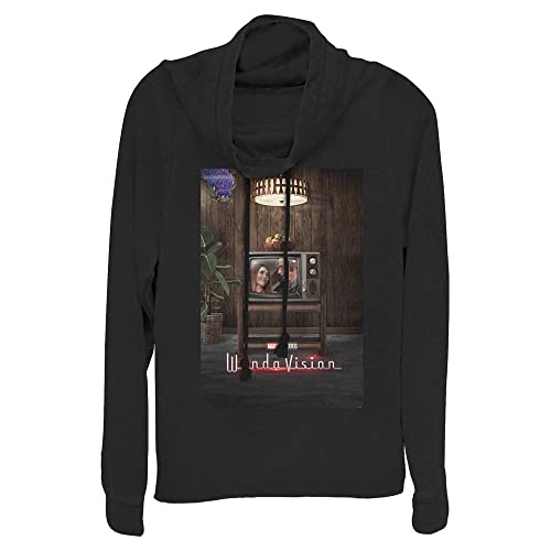 Camisa Marvel WV 70s de mujer con estampado retro de los años setenta y cuello redondo comodo
