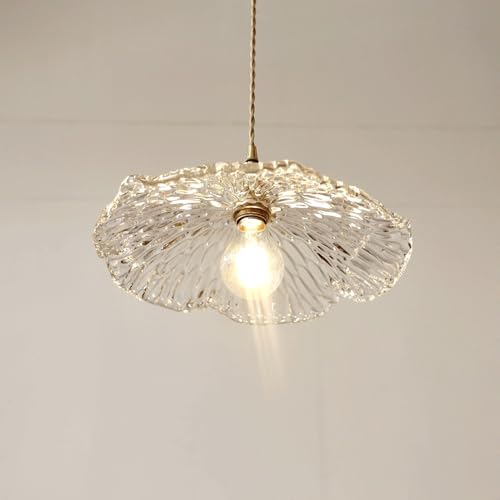Lampe suspendue verre E27 aux finitions soignées pour décoration de salon - 4