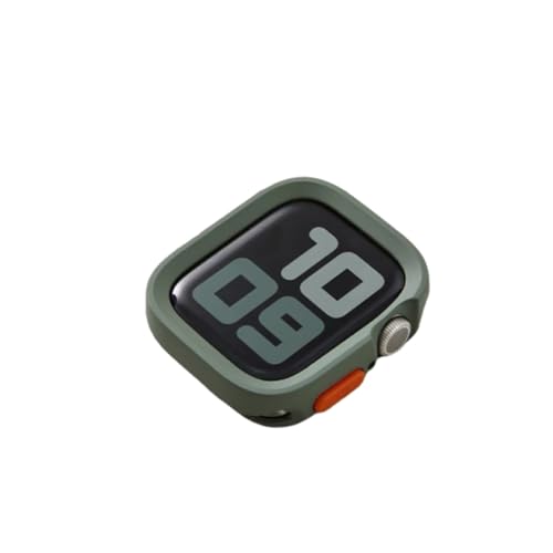 HSPTR Funda de silicona suave para Apple Watch 10 9 8 7 6 SE 5 Sport Funda mate antideslizante para iWatch 49 mm 41 mm 40 mm 44 mm 45 mm 42 mm 46 mm (mate AGr, 40 mm 41 mm), 40mm 41mm, AGr mate, Ágata