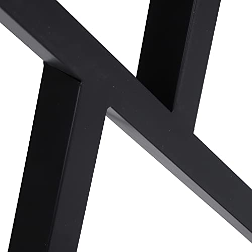 Pernas de mesa, metal durável DIY móveis hardware pernas de móveis com 4 pés almofadas para mesas de