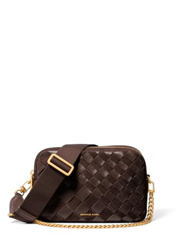 Image of Michael Kors Bryant Medium Double Zip Chain Camera Crossbody Bag