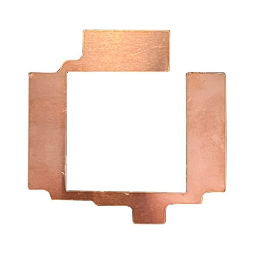 Asukohu GPU Thermal Pad GPU RAM Nicel Plated Copper Heatsin Graphics Card Memory Miner 3080ti 3090 3090ti Down 15-40 Degree GPU Thermal Pad