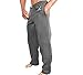 Monsta Clothing Co. Men's Bodybuilding (MC-Monsta Flag) Gym Sweatpants (Grey Sweatpants w/BK/WT Art, Large)