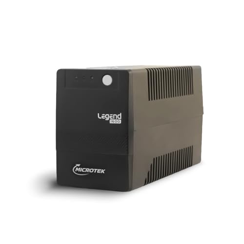 Image of Microtek Legend 1600 Line Interactive UPS 1600VA /960W | Microprocessor Based UPS for Gaming PC, Desktop & Home Office | Power Backup & Protection | 2 Year Electronics Warranty + 1 Year Battery