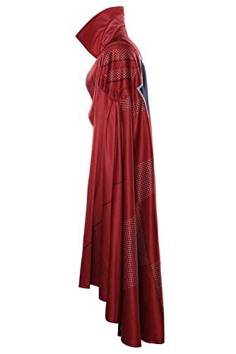 Red Costume Cape Cloak Cosplay Costume Coat Outfits Adult Men Women