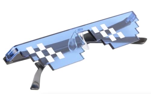 Image of Thug Life Sunglasses Pixel Gangsta Life Funny Novelty Shades