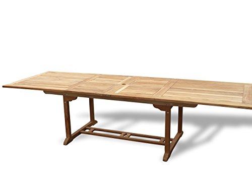 Windsor's Genuine Grade A Teak 118"X 39" Rectangular Dining Extension Table W/6 Benches, Seats 14 Adults,5 Yr Wrty, Teak Lasts A Lifetime! #TOP1