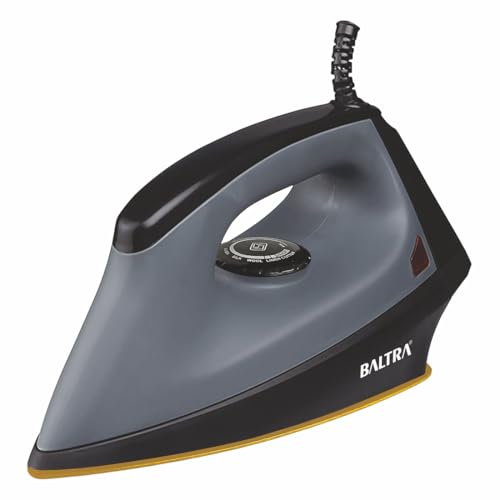 Image of BALTRA Flash 1000 watts Dry Iron with Shock Proof Plastic Body | Non Stick Greblon Coating Soleplate for Longer Durability | Overheat Safety Shutoff | 180 Swivel Cord | 2 Years Replacement Warranty