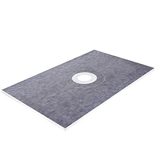 Vevor 48"X72"Pvc Shower Curb Kit, Grey #TOP7