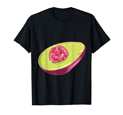 Avocado Ball Disco Funny Seed Fruit Foodie Gift Camiseta