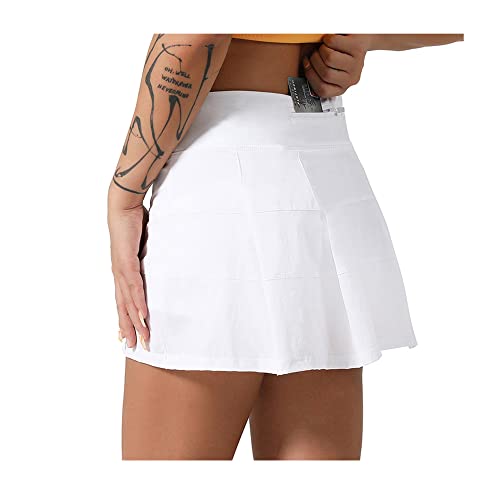 Jupes de tennis plissées pour femmes BaronHong avec short intégré et poches