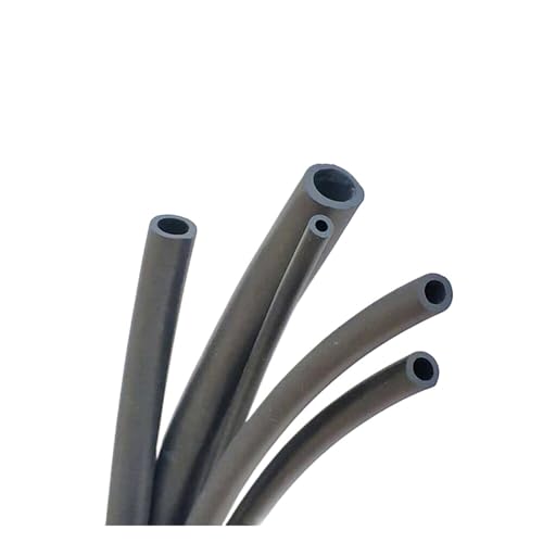 JrEam Fluorkautschukschlauch, Viton-Schlauch, FPM-Rohr, säure- und hitzebeständig, ölbeständig, Fluorkautschukschlauch, Innendurchmesser 2–12 mm(6x9mm)