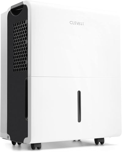 Image of CLEVAST 1,500 Sq. Ft Energy Star 22 Pints Dehumidifier with Reusable Air Filter for Home, Basement, Living Room, Garage and Closet, 0.8 Gallons Capacity Detachable Water Tank, UL Listed
