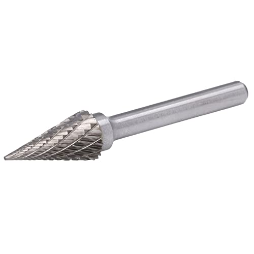 Fresa de carburo sólido cónica puntiaguda 6mm miniatura 5