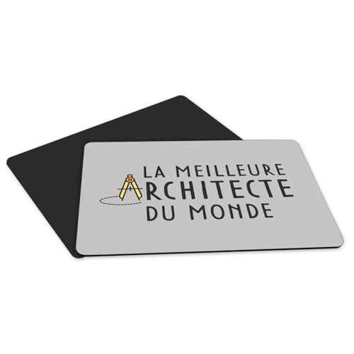 Sets de table gris motif métier architecture lot de 4 grand format protège table - 5