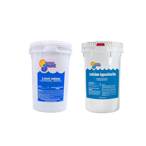 Image of In The Swim 1 inch Chlorine Tablets and Cal-Hypo Shock - Extra Large Bundle