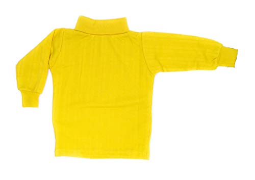 Image of Tangy Kids New Born Infant Baby Boys and Baby Girls Full Sleeves Turtle High Neck Skiwi in Plain Solid Color