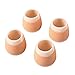 EMFGJ Couvre-Pieds de Chaise en Silicone Protecteurs de Sol pour Pieds Ronds et carrés Couvre-Tables pour Meubles Protecteurs de Sol pour Meubles,Paquet de Quatre Rondes-Orange