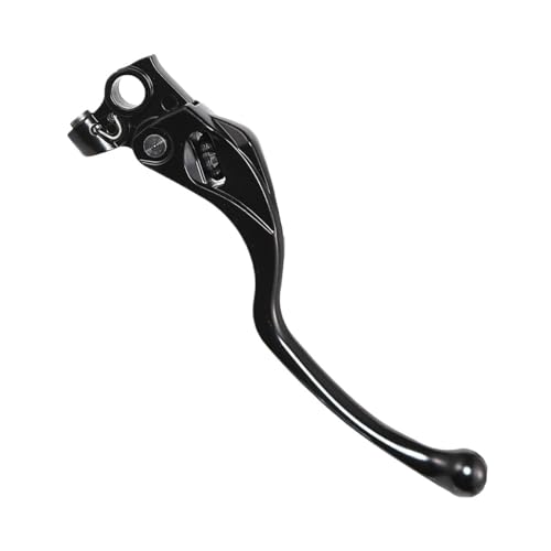 Guidon moto équipé de leviers de frein aluminium pour vos balades en Scrambler
