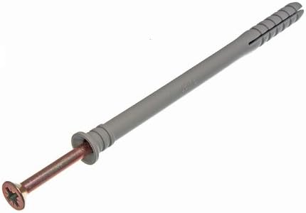 One Stop DIY 48 x NYLON HAMMER IN FRAME FIXING MASONRY PLUG & SCREW M8 X 120MM NEW