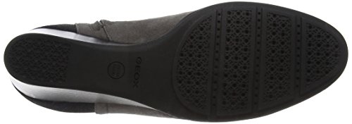 Geox D Inspiration Wedge C, Stivali Donna