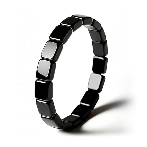 Xanthelle Bracelet Hématite, Bracelet Magnétique Homme Pour Hommes Bijoux Hématite