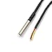 V TELESKY DS18B20 Temperature 6.6Ft Sensor Waterproof Temperature Sensor with Digital Thermal Stainless Steel Tube Probe for arduino 5 Pcs