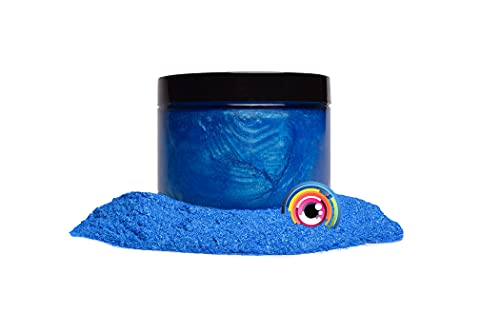 Eye Candy Pigments Premium Blue Mica Powder - Ocean Blue (25gr) - for Epoxy, Resin, Soap, Paint, Woodworking, Acrylic Pouring, Bath Bombs, Fishing Lures - DIY Arts and Crafts Additive