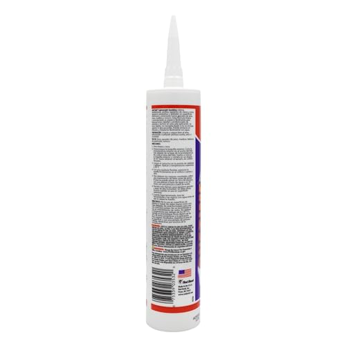 Image of Red Devil 0550 Onetime Lightweight Spackling, 10.1 oz. Cartridge, White, 12 Pack