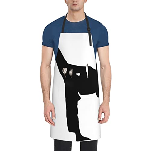 Tablier pour arts martiaux BONDIJ imperméable et réglable pour homme et femme noir