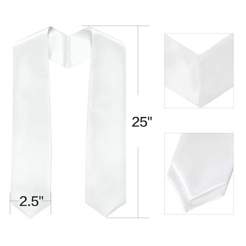 Image of Shiny Kids Graduation Cap and Gown Set with 2026 Tassel Plus White Stole Certificate for Kindergarten Preschool