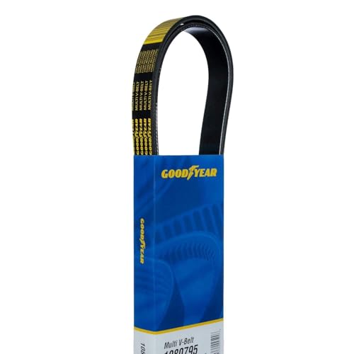 Goodyear Belts 1080590 Serpentine Belt - 8-Rib - 59" for Chevrolet K3500 (1995), Kenworth K300 (1993-97) by Goodyear - Used condition - US$4.96