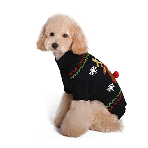 Pulls de Noël pour chiens Mipcase : le cadeau de Noël mignon en lot de 3 pièces