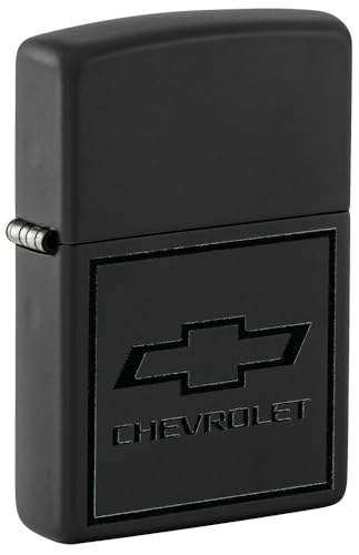 Encendedor Zippo Chevy Negro Mate miniatura 1