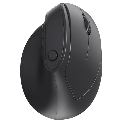 Blervadix Ergonomic Mouse, USB+Bluetooth Dual Connection, Wireless Vertical Mouse for Reducing Wrist...