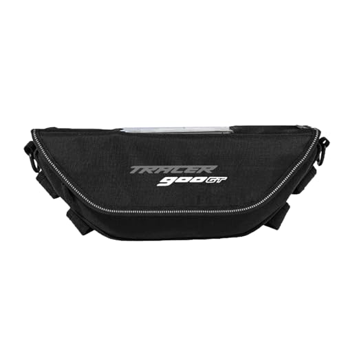 Bolsa de manillar Tracer 900 para rutas y viajes en moto con lluvia