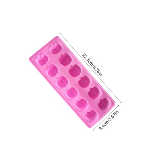 Molde Halloween Calabaza Silicona 3 piezas 12 cavidades miniatura 7