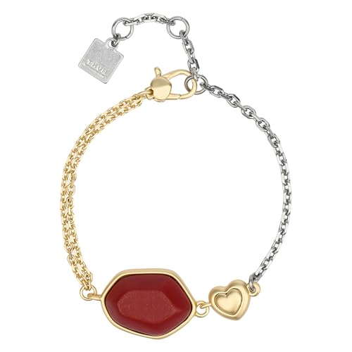 THUN - Bracciale con pietra e cuore - ceramica - Collezione Dedicato a Te - 16 + 3 cm