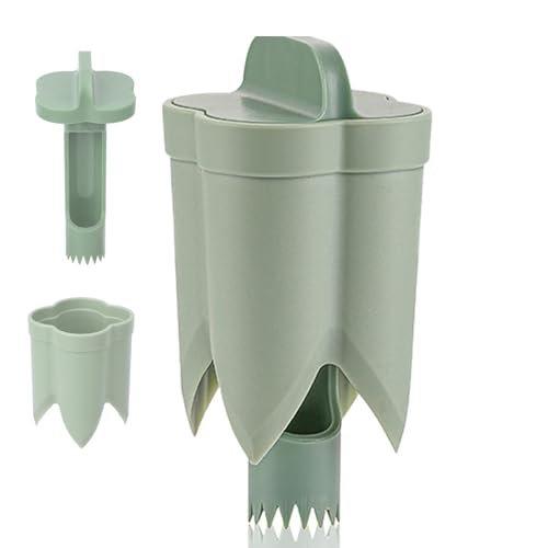 2 in 1 Pepper Corer, Bell Pepper Cutter 2 in 1 Fruit Pepper Corer Pepper Remover Seed Pepper Corer And Deseeder Slicer for Vegetables Kitchen Gadget