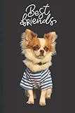  BEST FRIENDS COLLECTION CHIHUAHUA NOTEBOOK PAPER BACKED 6”x 9\