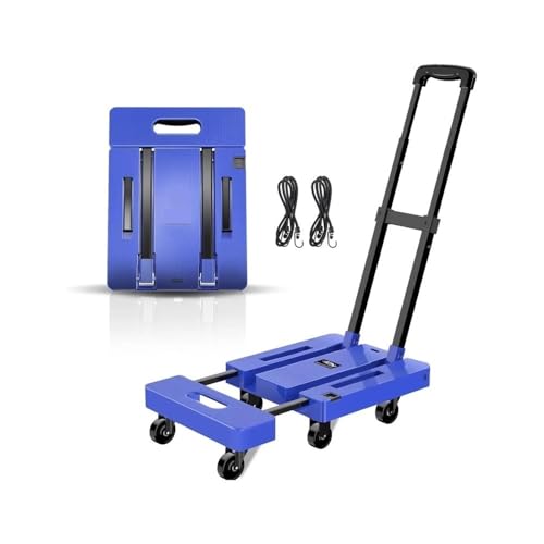 Carretilla plegable con plataforma y ruedas resistente 500 lb miniatura 1