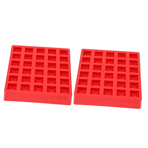 Set de cajas para monedas Veemoon ABS color rojo miniatura 1