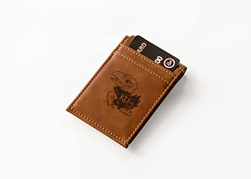 Image of NCAA Laser Engraved Front Pocket Wallet - Compact /Comfortable /Slim