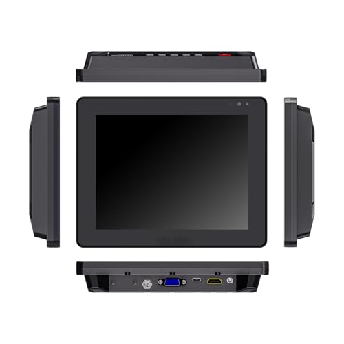 Image of LILLIPUT 8 inch Ratio 4:3 1000 Nits IP65 Monitor, HDMI /VGA Industrial Touch Display- Optical Bonding, Auto Dimming & Waterproof Design (819 /C - HDMI /VGA Front Panel IP65 Non-Touch)