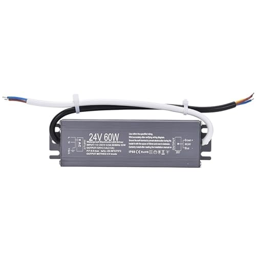 Alimentation étanche IP67 mince 24V contre humidité transformateur LED 80W extérieur