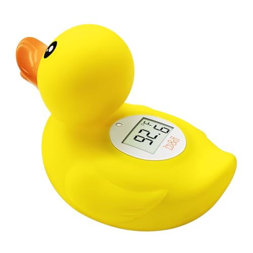 Image of B&H Duck Baby Bath Thermometer, Digtal Tub Thermometer for Accurately Measuring Baby's Water Temperature, BPA Free, Toddlers Safety Floating Toy
